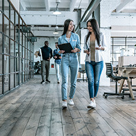 Young people in business