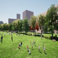 Rendered image of proposed City Centre North regeneration project