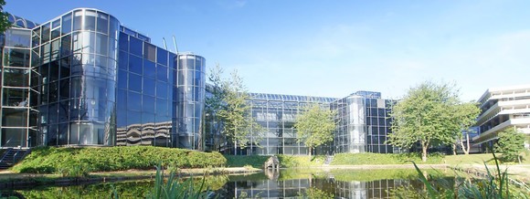 Lakeside exterior by lake 