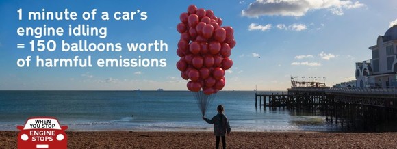 Report engine idling