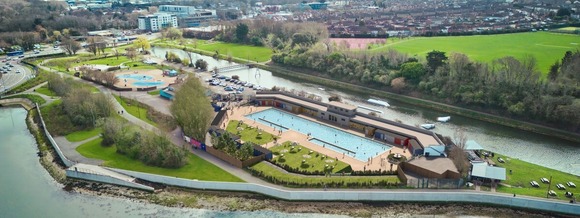 Hilsea Lido after renovation