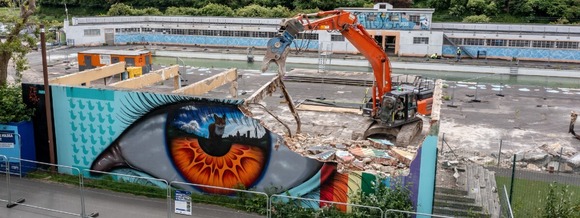 hilsea lido demolition