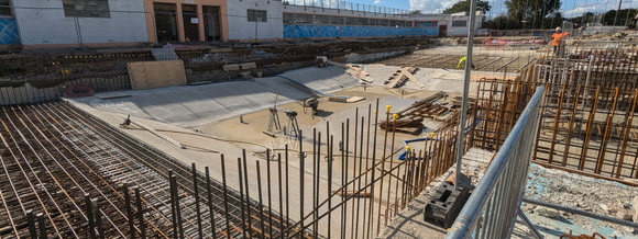 Pool base at the Lido