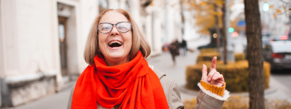 Autumnal Carer in City