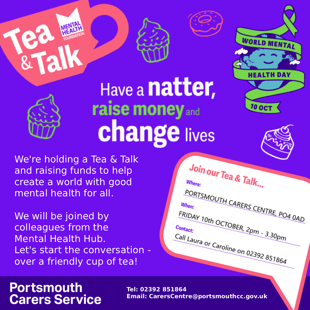 World Mental Health Day Tea and Talk