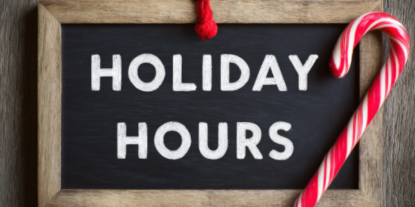 Festive Opening Hours
