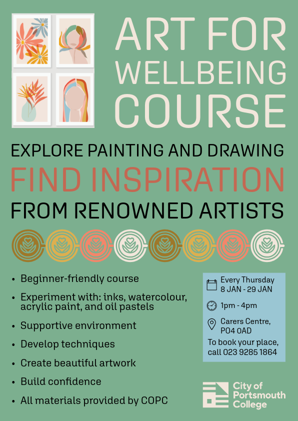 ART FOR WELLBEING COURSE