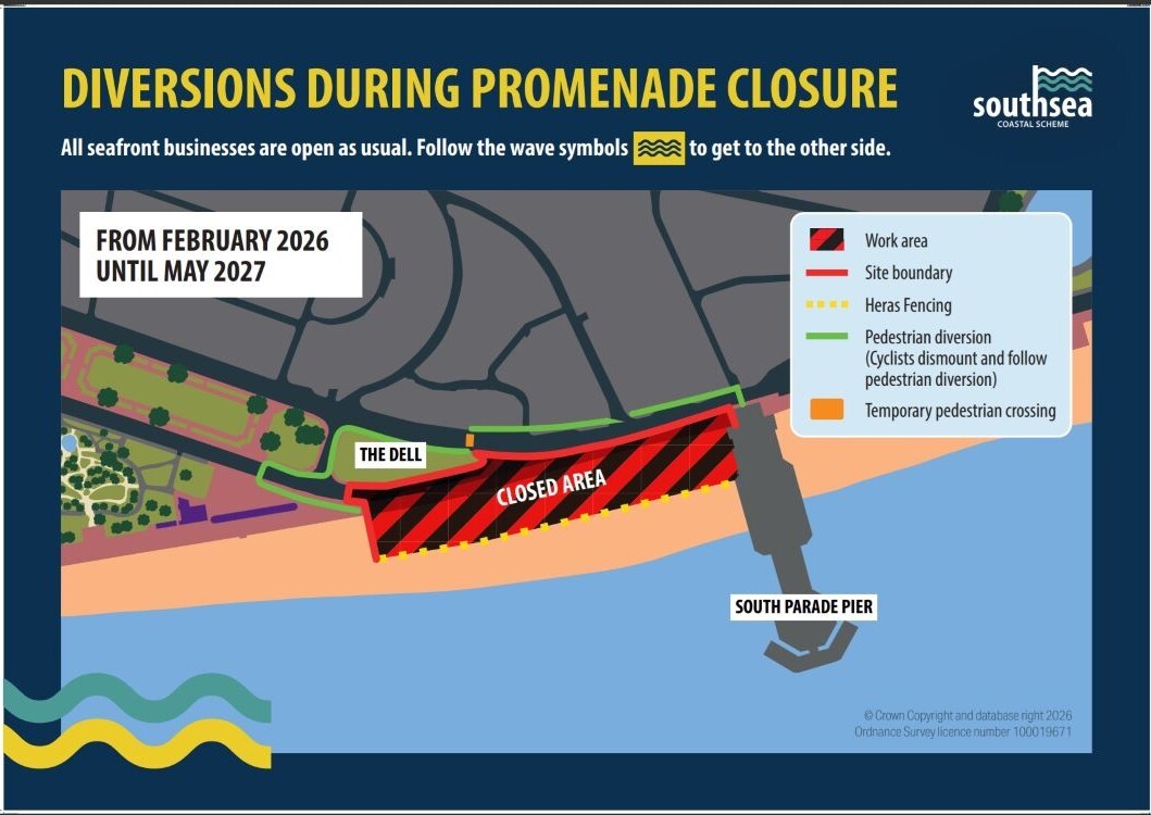 Southsea Coastal Scheme weekly update