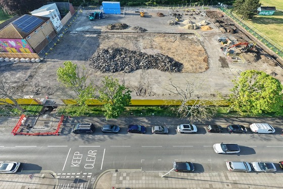 Site from the south