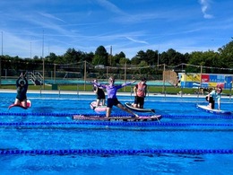 paddleboard yoga