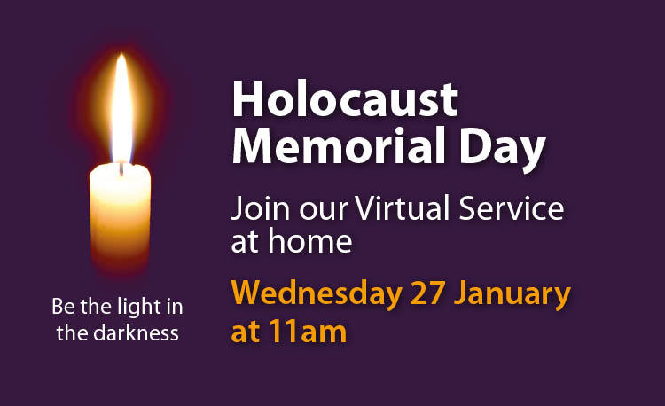 Holocaust memorial day event details text