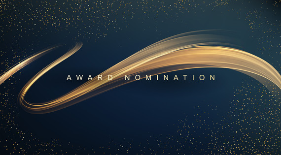 Graphic with the words: Award Nomination