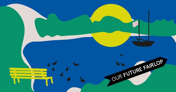 Graphic with the words: our future Fairlop