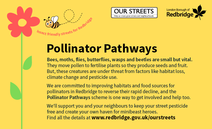 Pollinator Pathways information advert