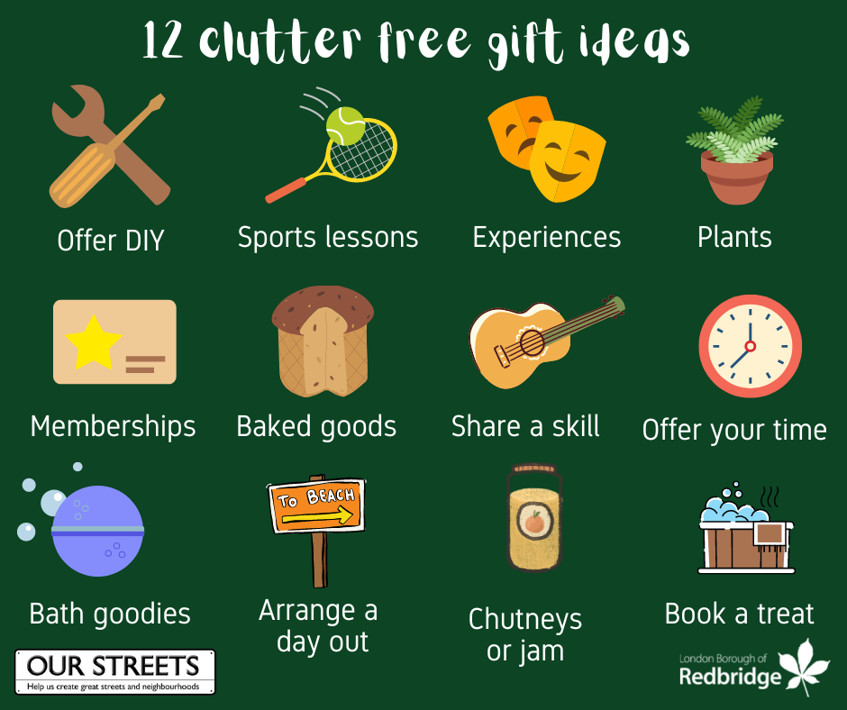 Image of clutter free gift ideas 