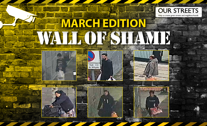 Six images of suspects