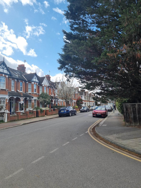 Picture of dropped kerb on road