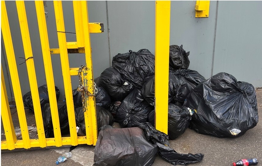 Black bin bags