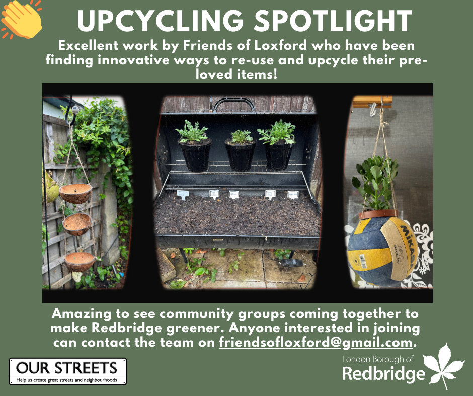 Friends of Loxford upcycling