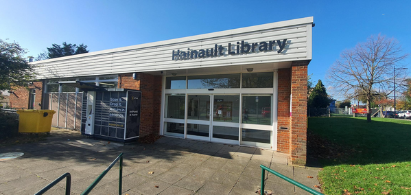 Exterior of Hainault Library
