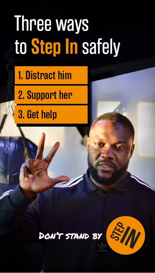 Man holding up his fingers