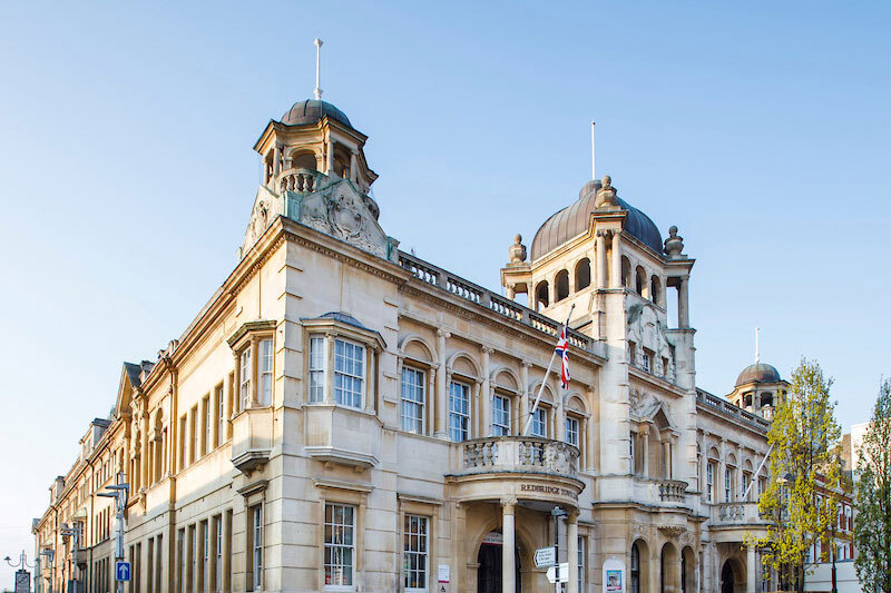 Exterior of Redbridge Town Hall