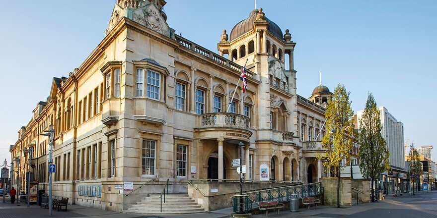 Outside of Redbridge Town Hall