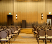 Conference room filled with chairs
