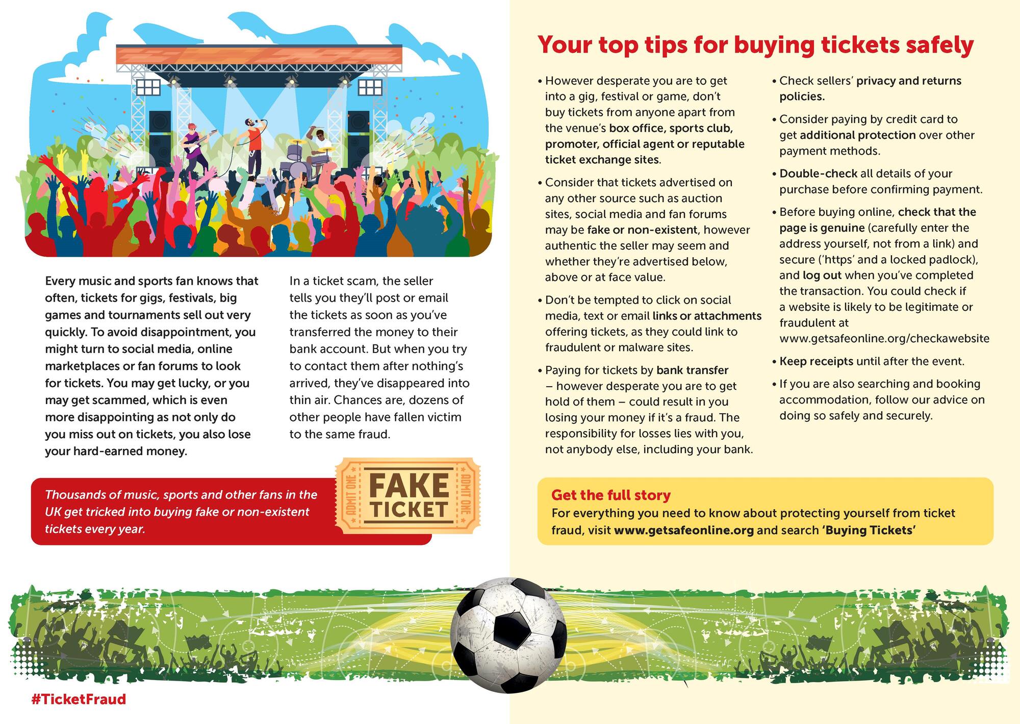 Tickets Fraud Leaflet 2