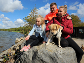 Feeding the ducks at Rother Valley Country Park