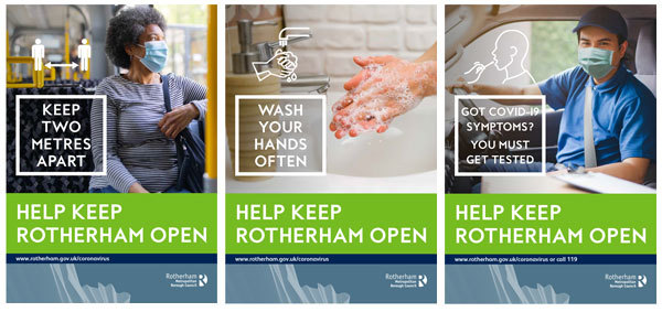 Help Keep Rotherham Open - outbreak prevention posters