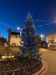 Wath Town Centre Christmas tree