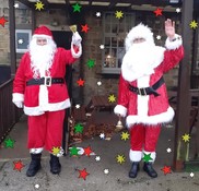 2 x Father Christmas