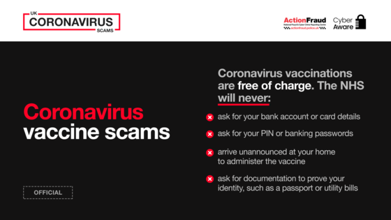 Beware covid scams
