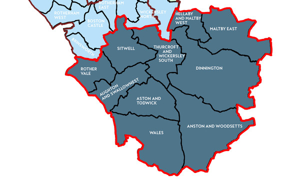 Parliamentary constituency boundary review: proposed Rother Valley constituency