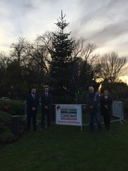 Woodman Roundabout Christmas Tree