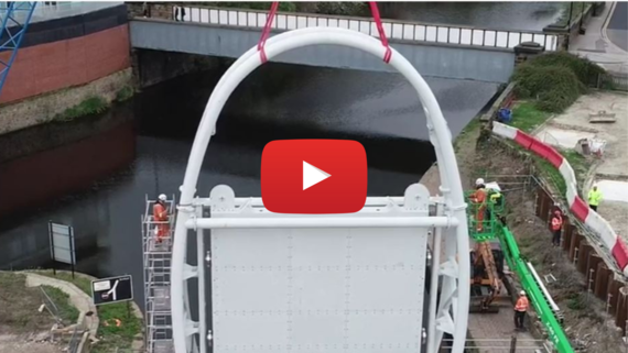 Canal barrier video