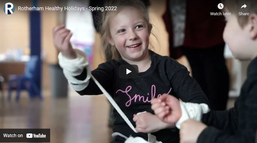 Young girl enjoying activity