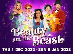 Poster showing patomime cast