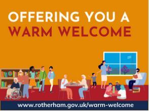 Warm welcome graphic design