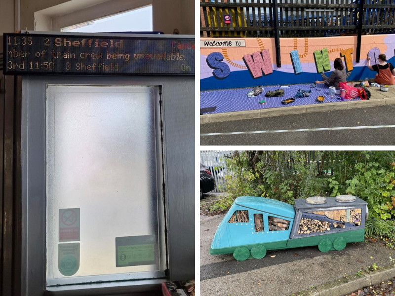 Swinton Train station montage