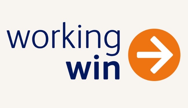 Working Win text logo