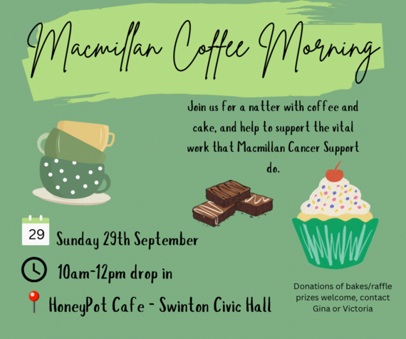 Swinton Macmillan Coffee Morning