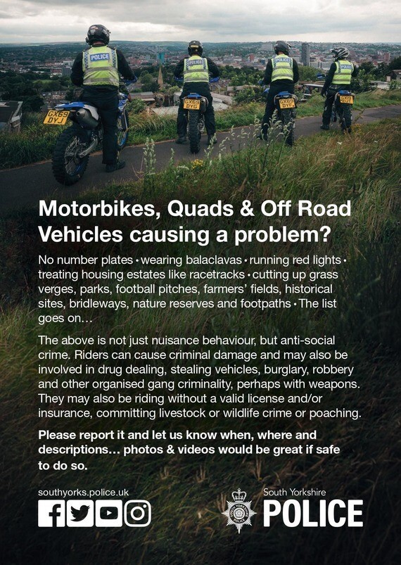Off Road Bikes Poster