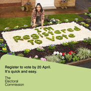 Register to vote graphic