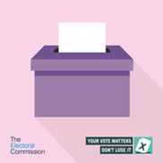 Electoral Commission ballot box graphic
