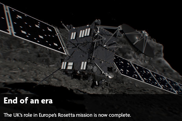 End of an era - Rosetta mission now complete