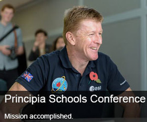 Tim Peake at the Principia Schools Conference