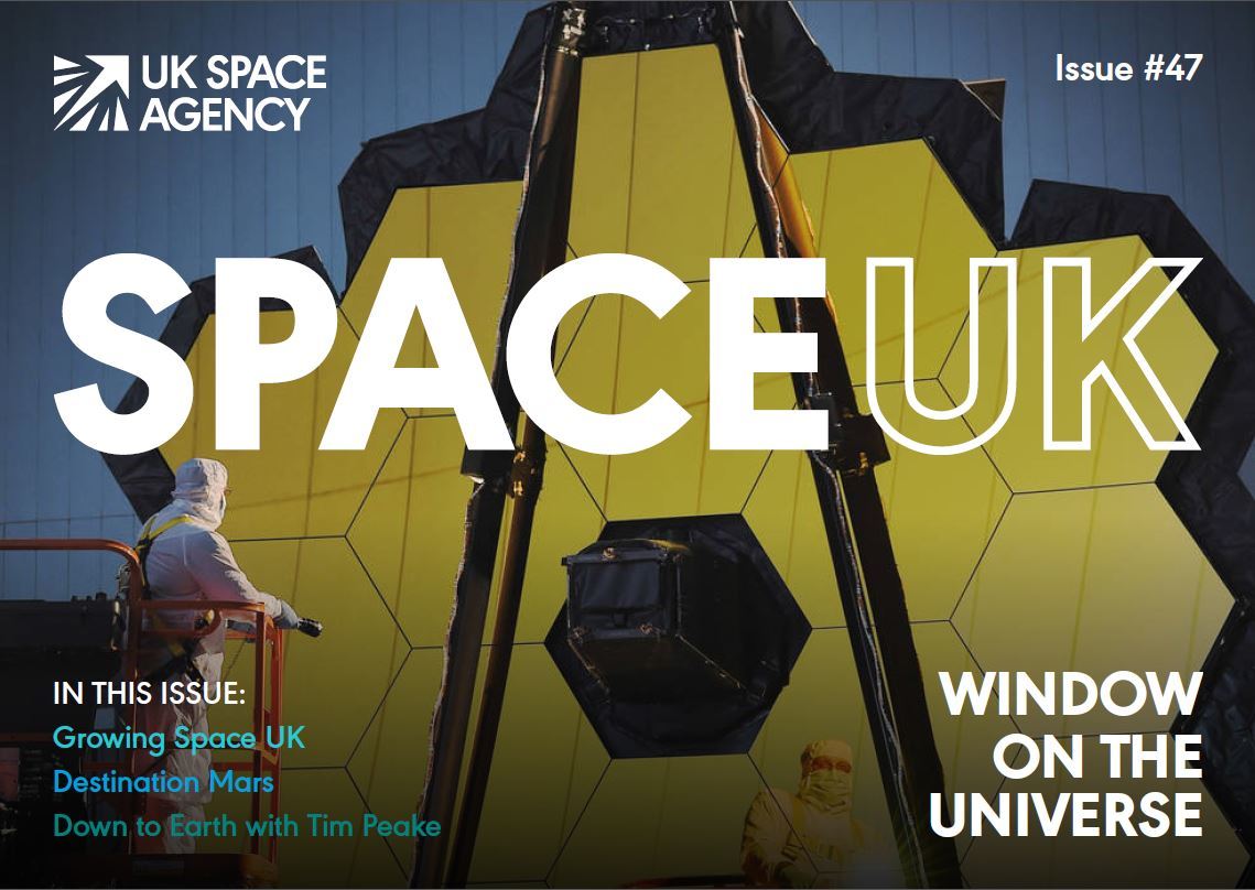 Front cover of new spaceuk magazine