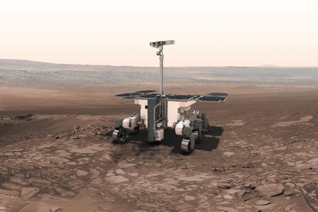 Artist impression of Mars Rover